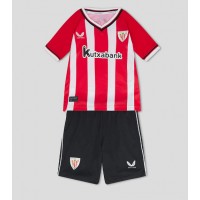 Dětský Fotbalový dres Athletic Bilbao 2023-24 Domácí Krátký Rukáv (+ trenýrky)